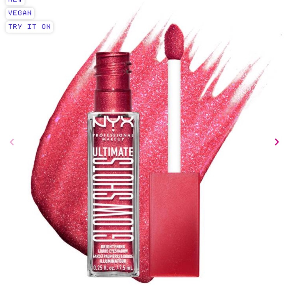 NEW FULL SIZE NYX GLOW SHOTS IN SHADE RASPBERRY RAVE